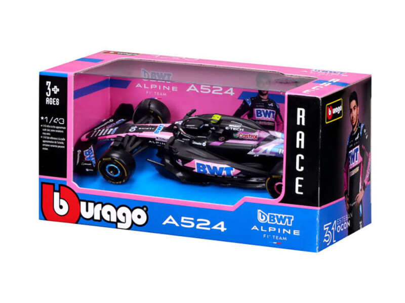 Bburago BWT Alpine A524 1:43 (2024) #10 Pierre Gasly 